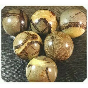 80-90g Septarian Sphere Dragon stone Crystal (1pc w clear stands)